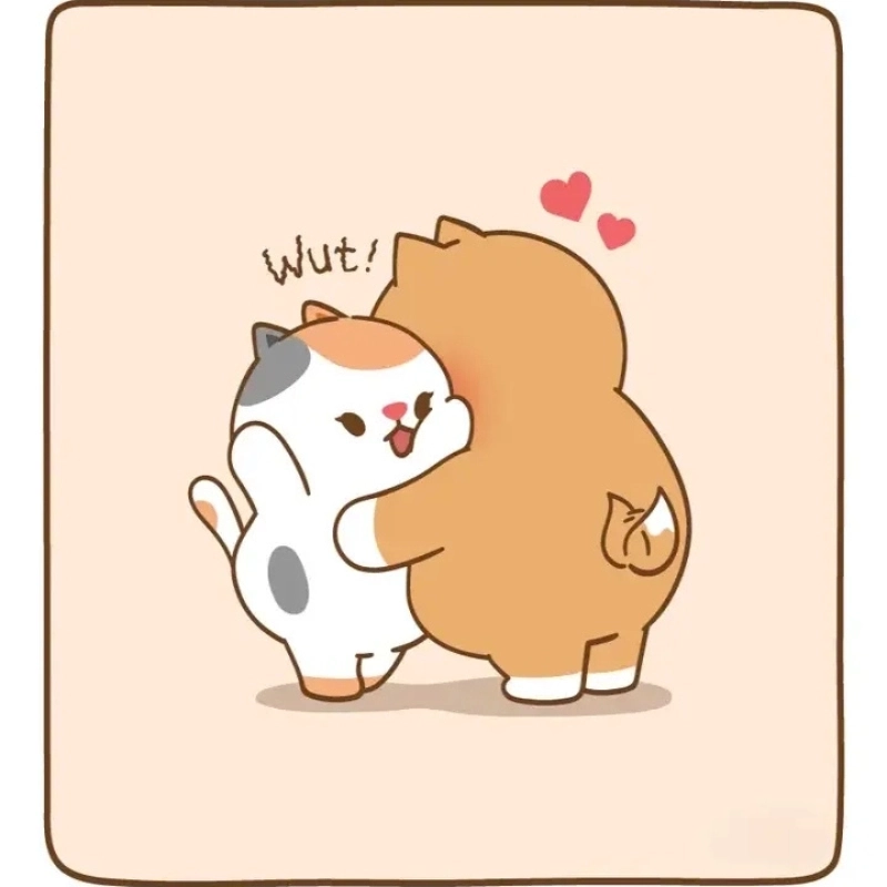 Meme ôm người yêu cực kỳ ngọt ngào, làm tan chảy trái tim của bạn
