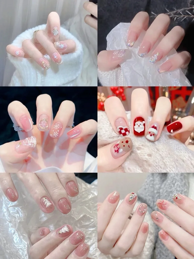 Hô biến bàn tay xinh xắn cùng mẫu nail đẹp giáng sinh cực yêu