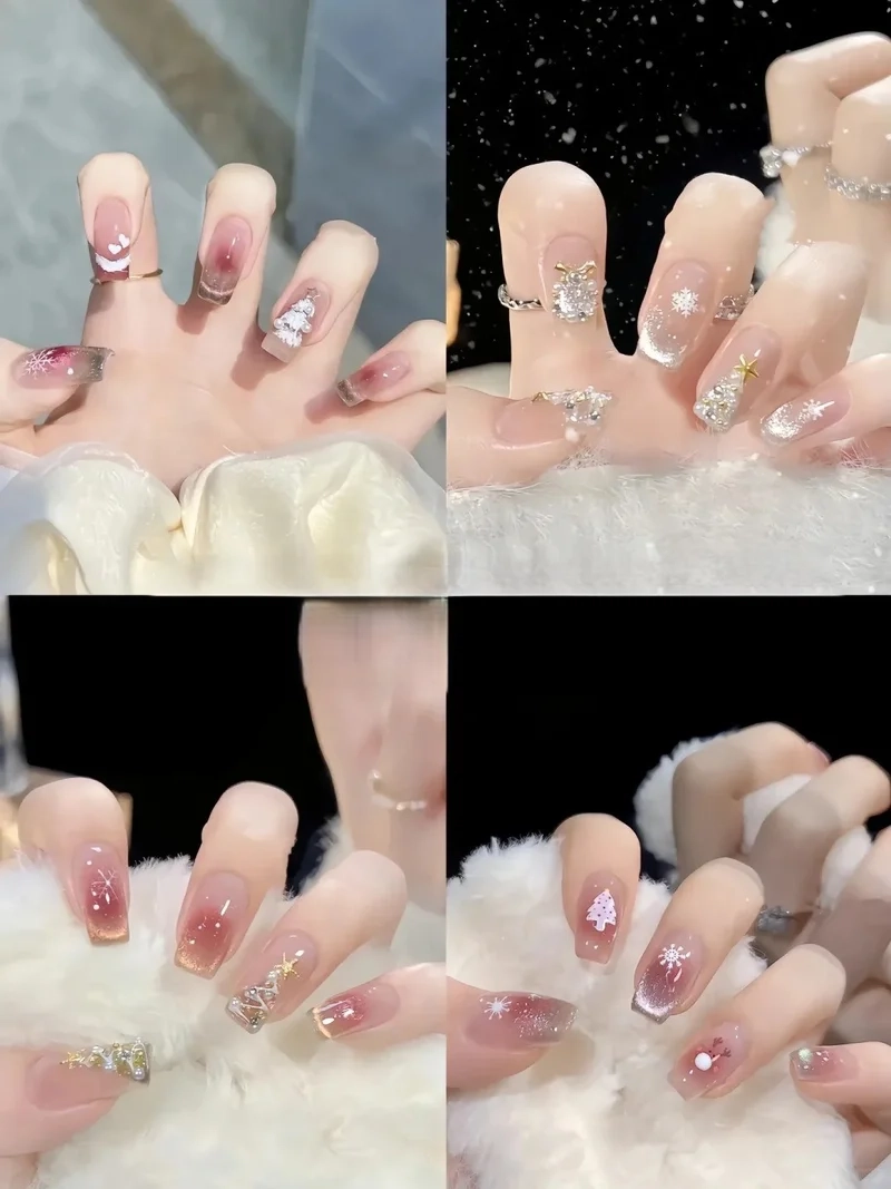 Bật mí xu hướng bộ nail giáng sinh năm nay