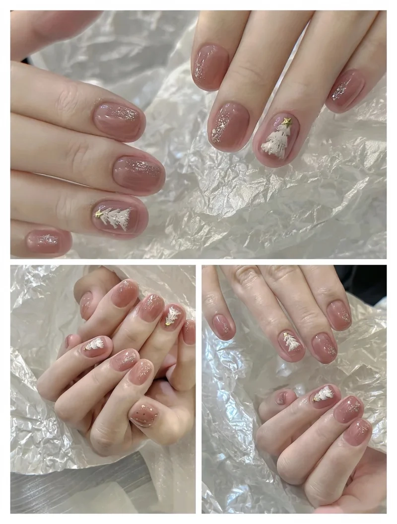Gợi ý phong cách làm nail noel cực hút mắt
