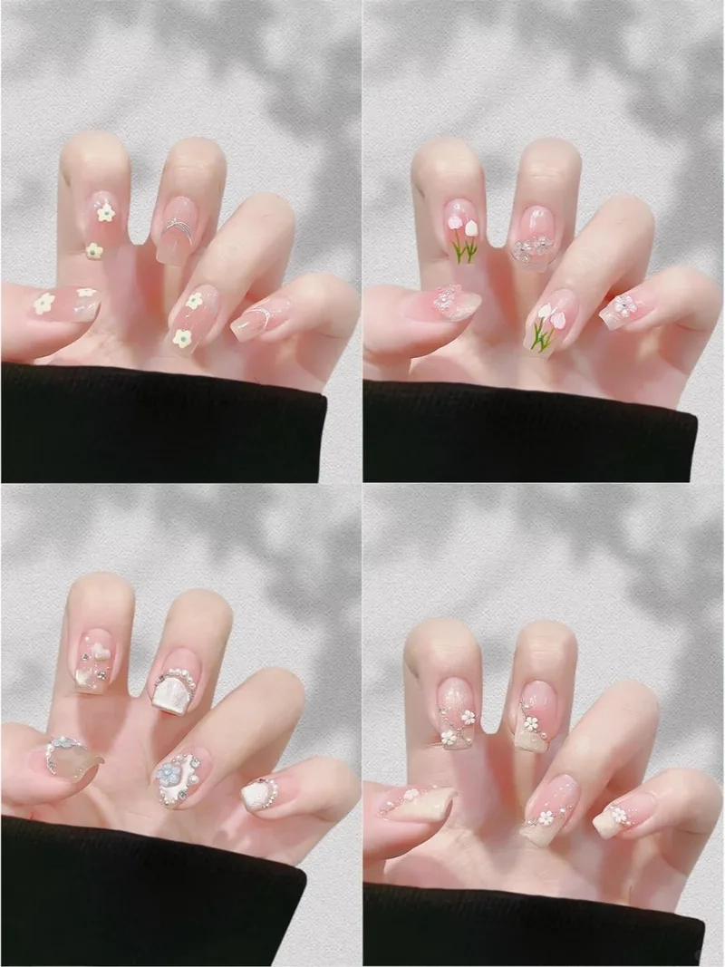Mẫu móng hoa nhẹ nhàng mà cuốn hút, nàng đã chọn chưa