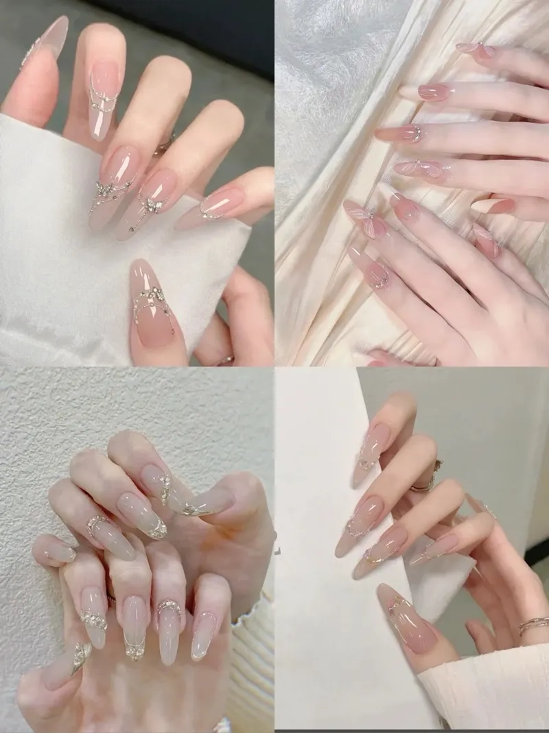 Đổi mới phong cách với form móng nhọn tròn siêu hot