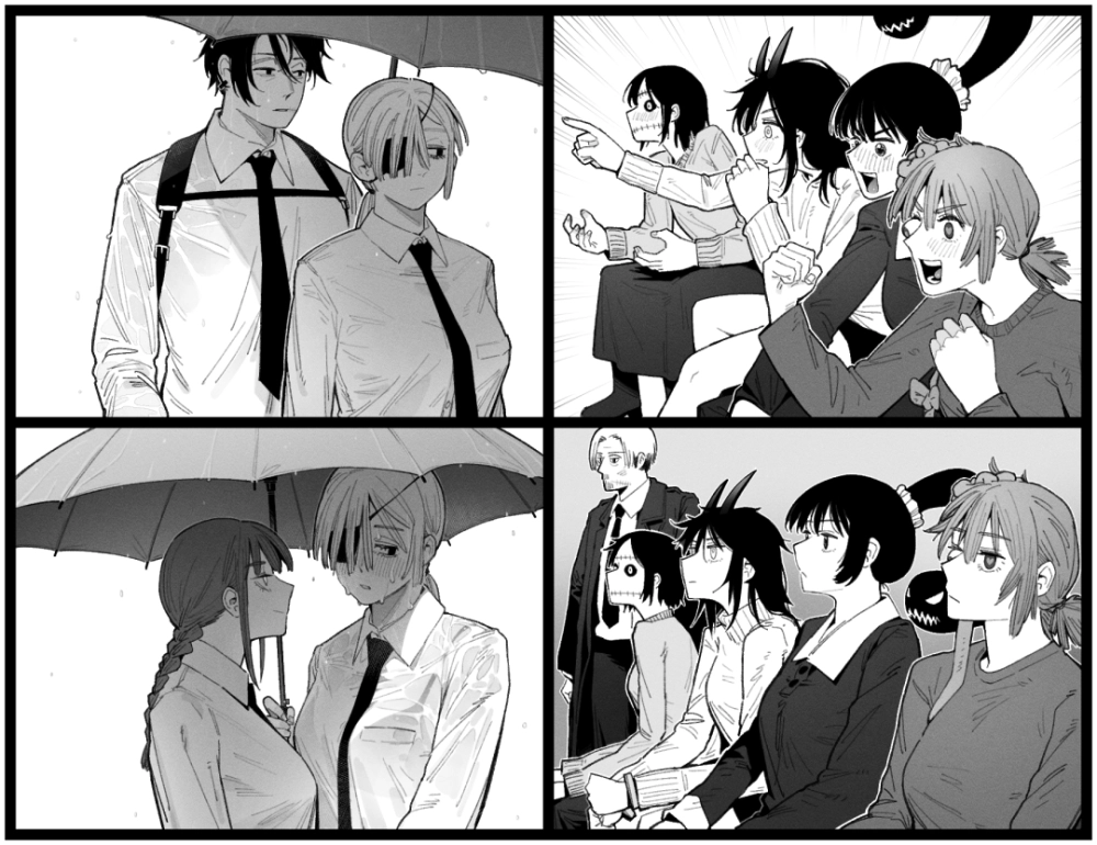 Chainsaw Man Quanxi harem quan hệ của Quanxi với những người xung quanh