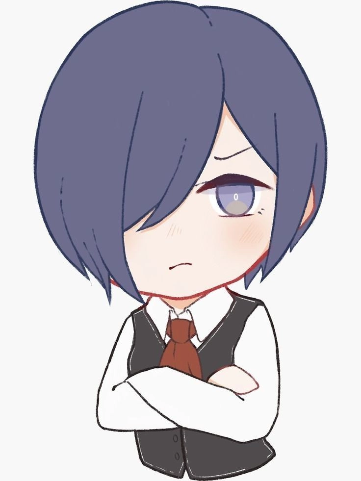 Touka Kirishima chibi dễ thương nhưng vẫn đầy khí chất