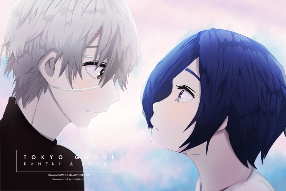 Ken x Touka mối nhân duyên giữa ghoul và con người