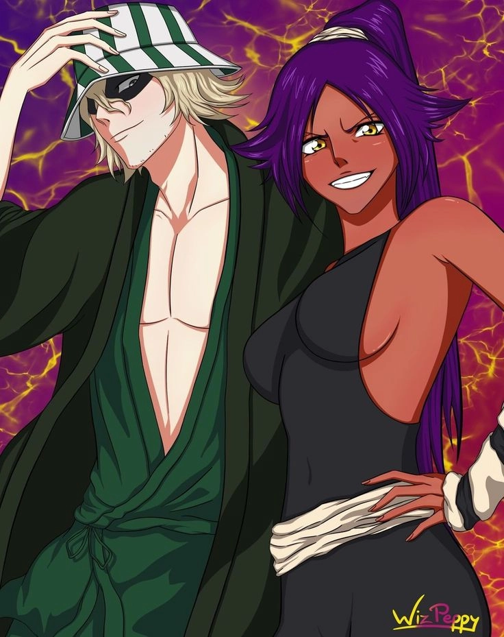 Yoruichi and Urahara cặp đôi tuyệt vời với sức mạnh và trí tuệ nổi bật trong Bleach