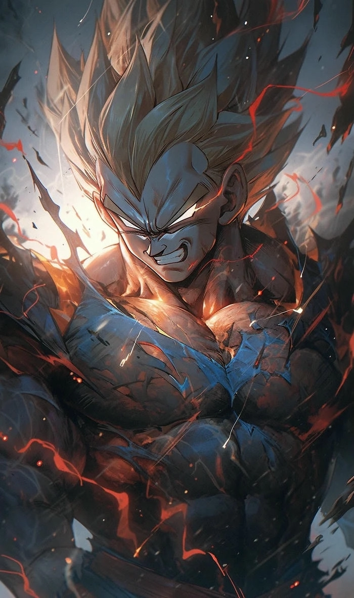 Vegeta wallpaper 4K mang đến hình ảnh sắc nét và ấn tượng