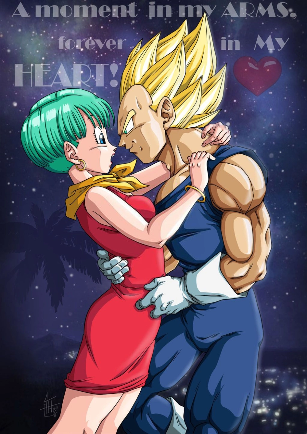 Bulma and Vegeta mang đến tình yêu bất ngờ trong thế giới Dragon Ball