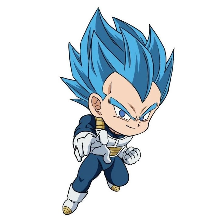 Chibi Vegeta dễ thương nhưng vẫn giữ được sự ngầu lòi của mình