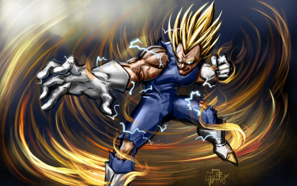 Majin Vegeta figure với hình tượng mạnh mẽ và đầy ấn tượng