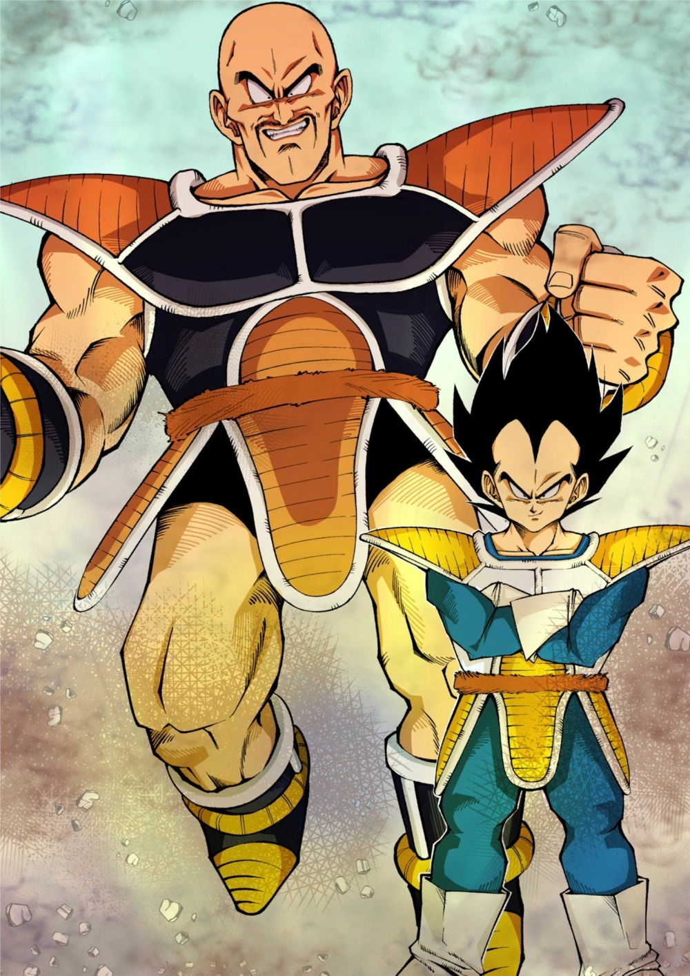 Vegeta and Nappa, hai chiến binh Saiyan đáng sợ với sức mạnh vượt trội