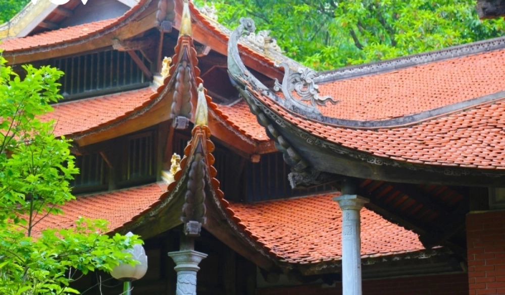 Hình ảnh Chùa Lôi Âm sống động thể hiện vẻ đẹp cổ kính