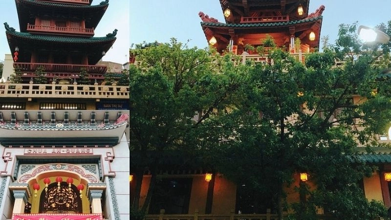 Hình ảnh chùa Ấn Quang ấn tượng trong mắt du khách