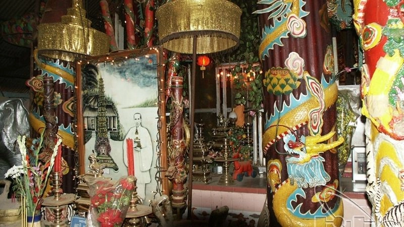 Cảnh quan Chùa Đất Sét Sóc Trăng tĩnh lặng an nhiên