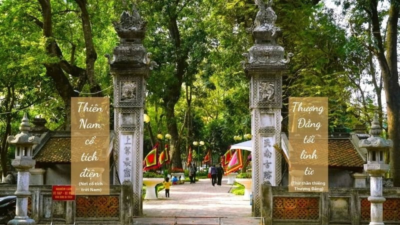 Hình ảnh đền Voi Phục cổ kính uy nghi