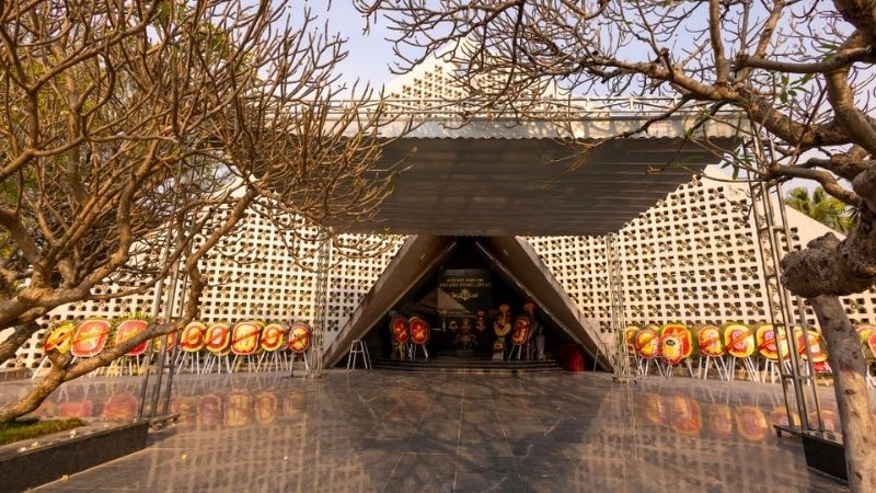 Hình ảnh nghĩa trang liệt sĩ A1 trang trọng