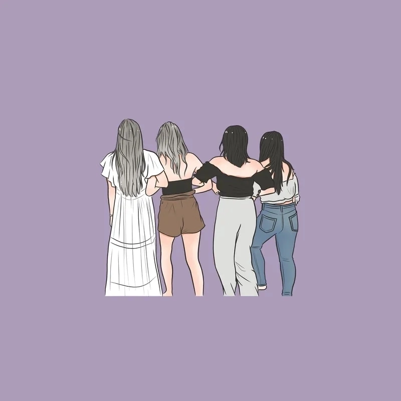 Avatar 4 người bạn thân ghi lại khoảnh khắc vui vẻ