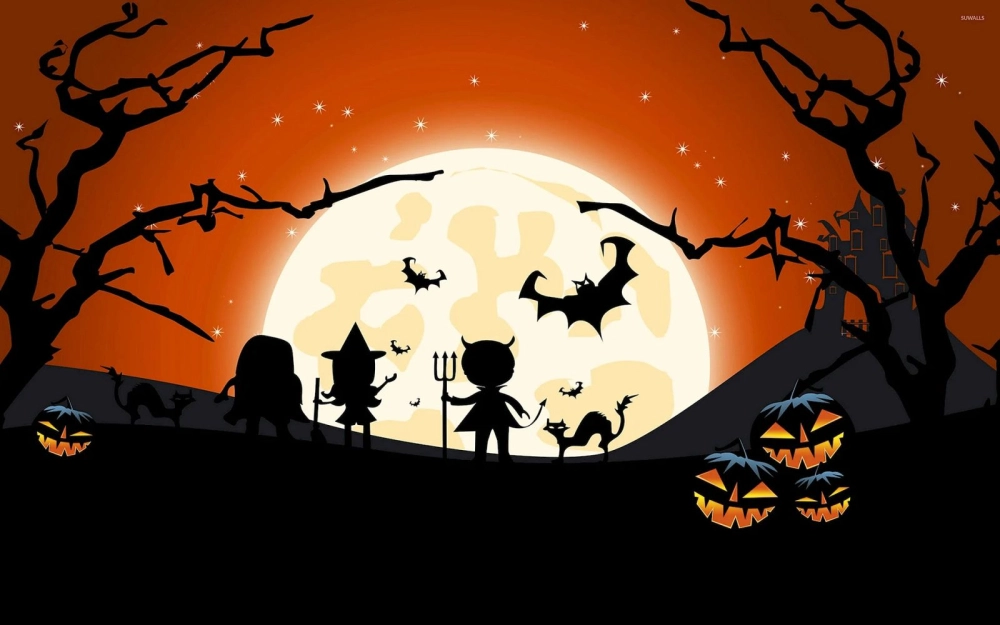 Hình vẽ Halloween sáng tạo mang nét ma quái