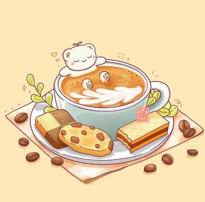 Chibi đồ uống dễ thương nổi bật đáng yêu thu hút