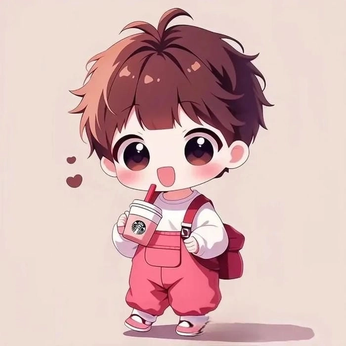 Chibi em bé sơ sinh đáng yêu ngây thơ dễ thương