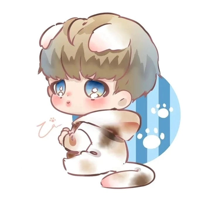 Ảnh chibi em bé ngộ nghĩnh thu hút ánh nhìn