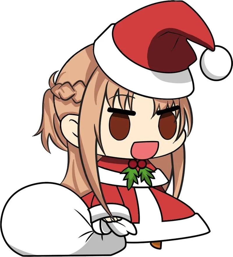Hình chibi Giáng Sinh sinh động phong cách ngộ nghĩnh