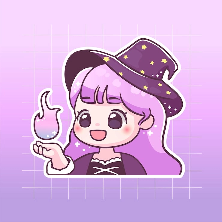 Chibi ma thuật đơn giản ngộ nghĩnh dễ thương thu hút