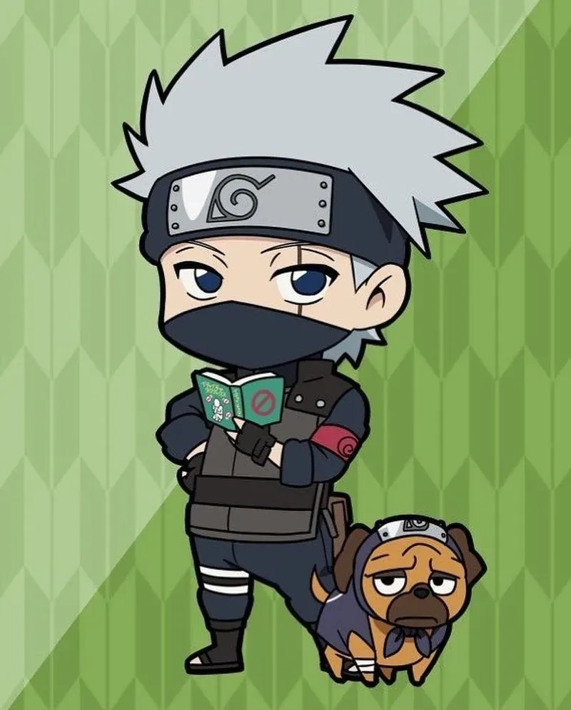 Kakashi Anbu chibi cá tính mạnh mẽ nhưng dễ thương