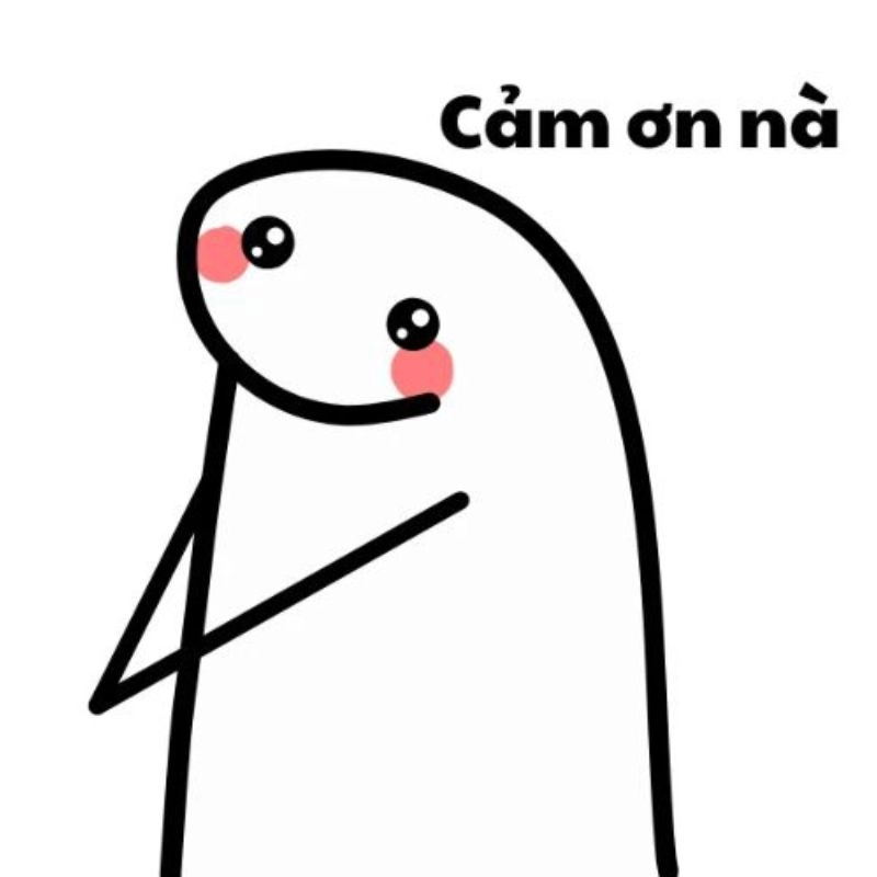 Meme xin cảm ơn thể hiện sự lịch sự qua phong cách hài