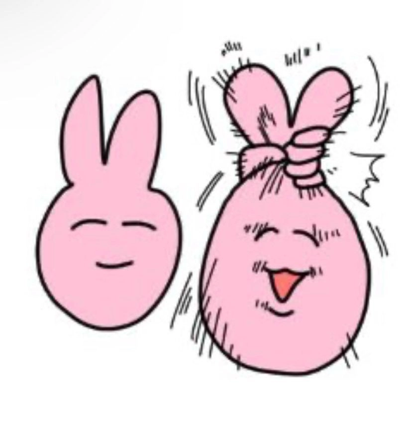 Meme thỏ hồng like trở thành xu hướng thú vị