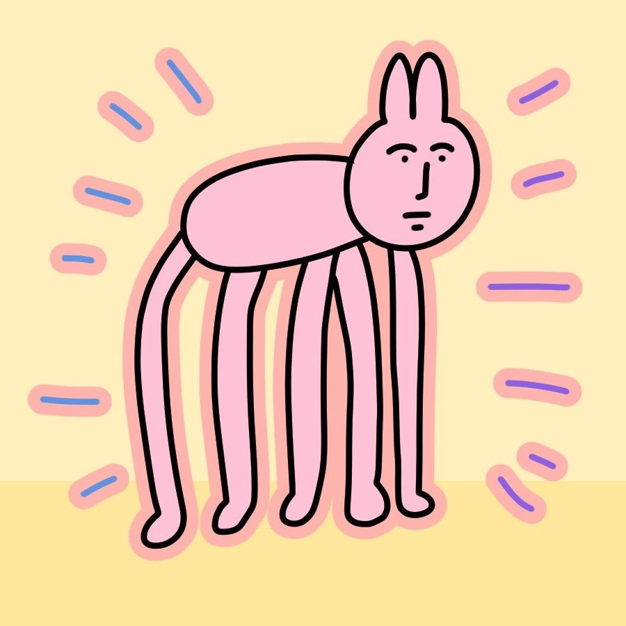 Ý nghĩa bất ngờ của ảnh meme thỏ hồng