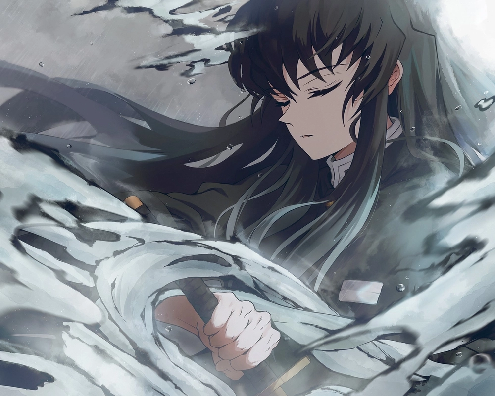 Muichiro ngầu với phong thái điềm tĩnh và chiến đấu uy lực