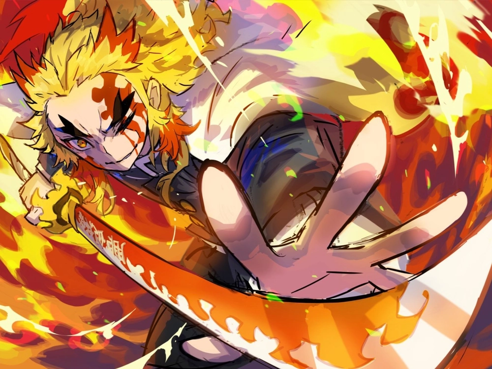 Rengoku anime thể hiện trọn vẹn khí chất trụ cột rực lửa