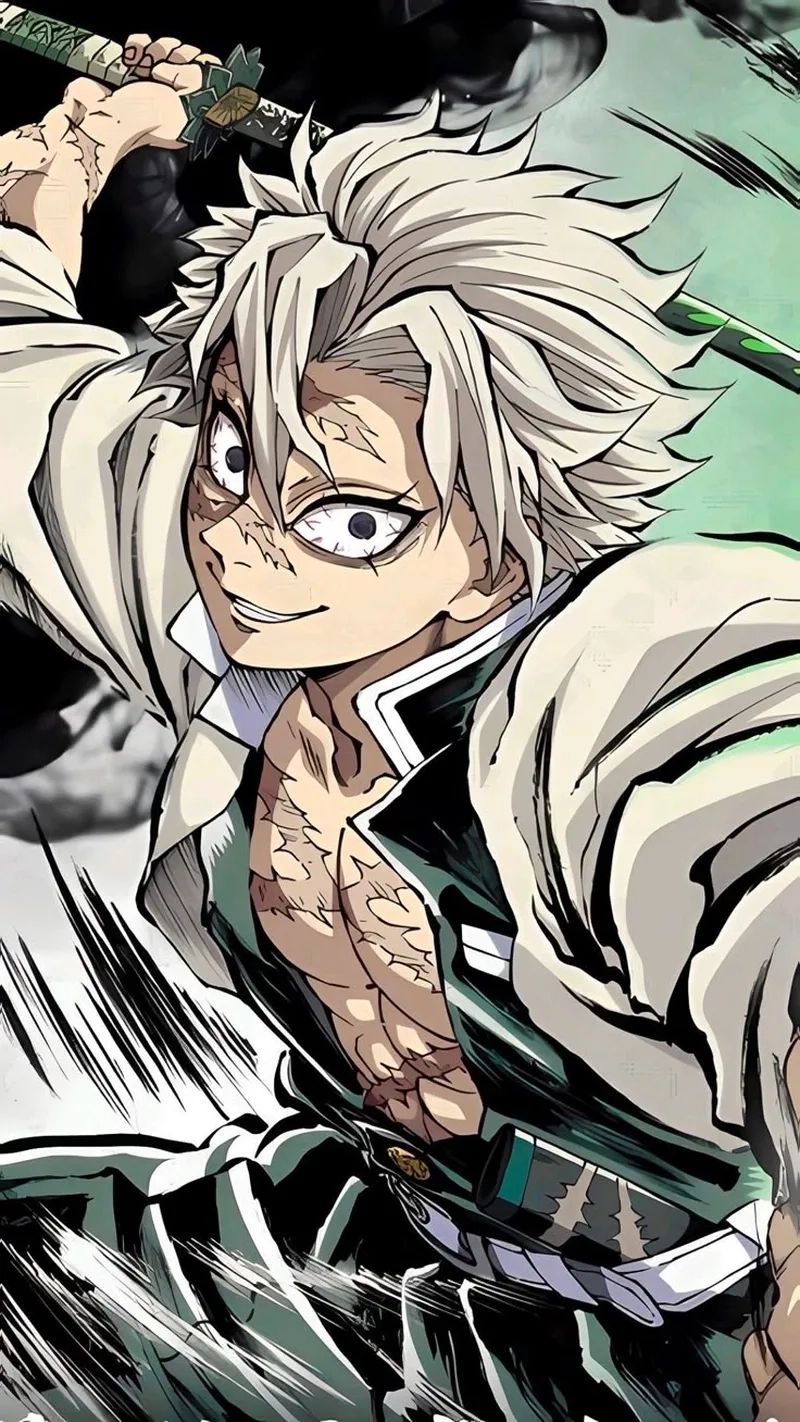 Ông kẹ Sanemi biệt danh gắn liền với sự dữ dội