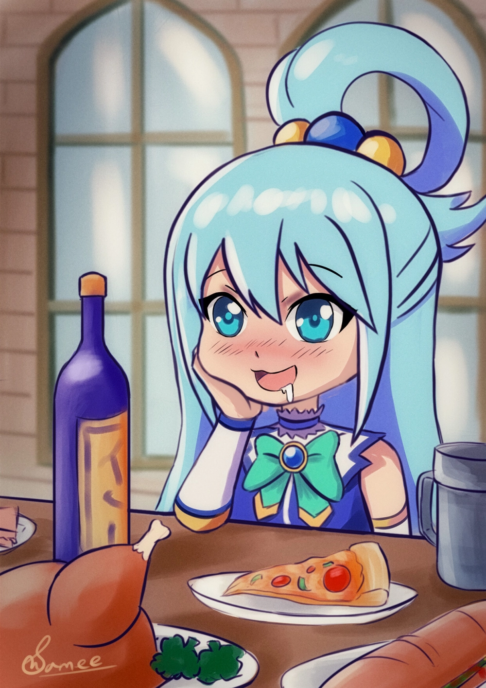 Chibi anime girl nhân vật nữ siêu cute phong cách anime