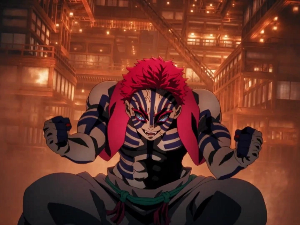 Akaza anime khiến khán giả ám ảnh từng chi tiết