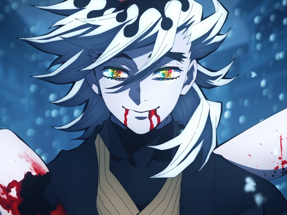 Douma quỷ với ánh mắt vô cảm đầy lạnh giá