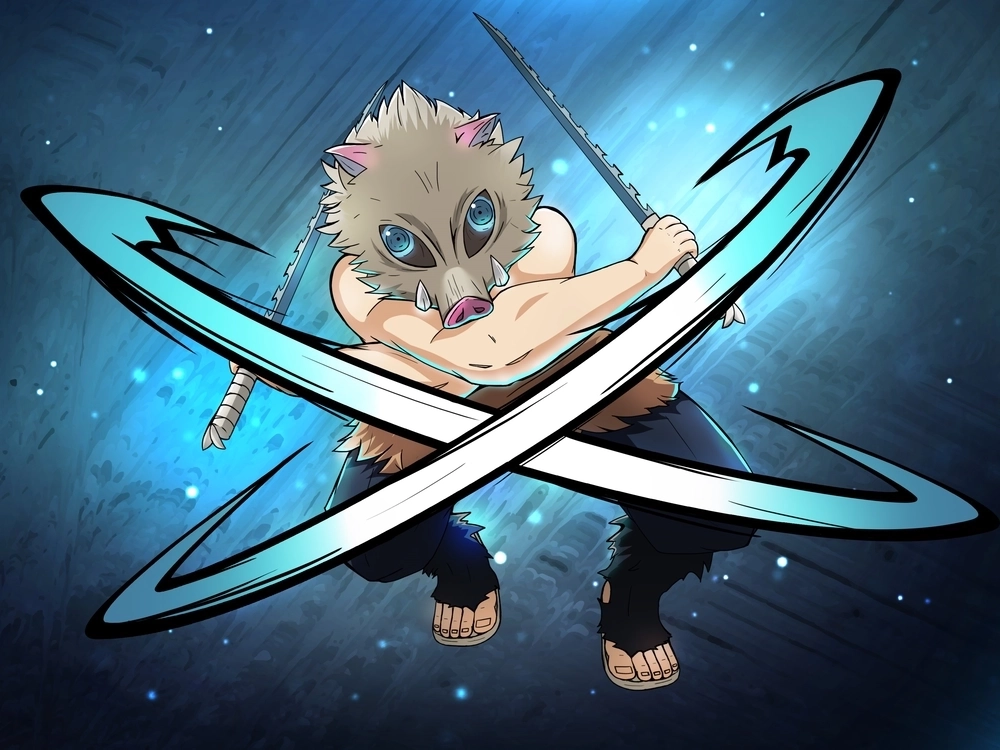 Inosuke ảnh đẹp làm nổi bật vẻ ngoài hoang dại đặc trưng