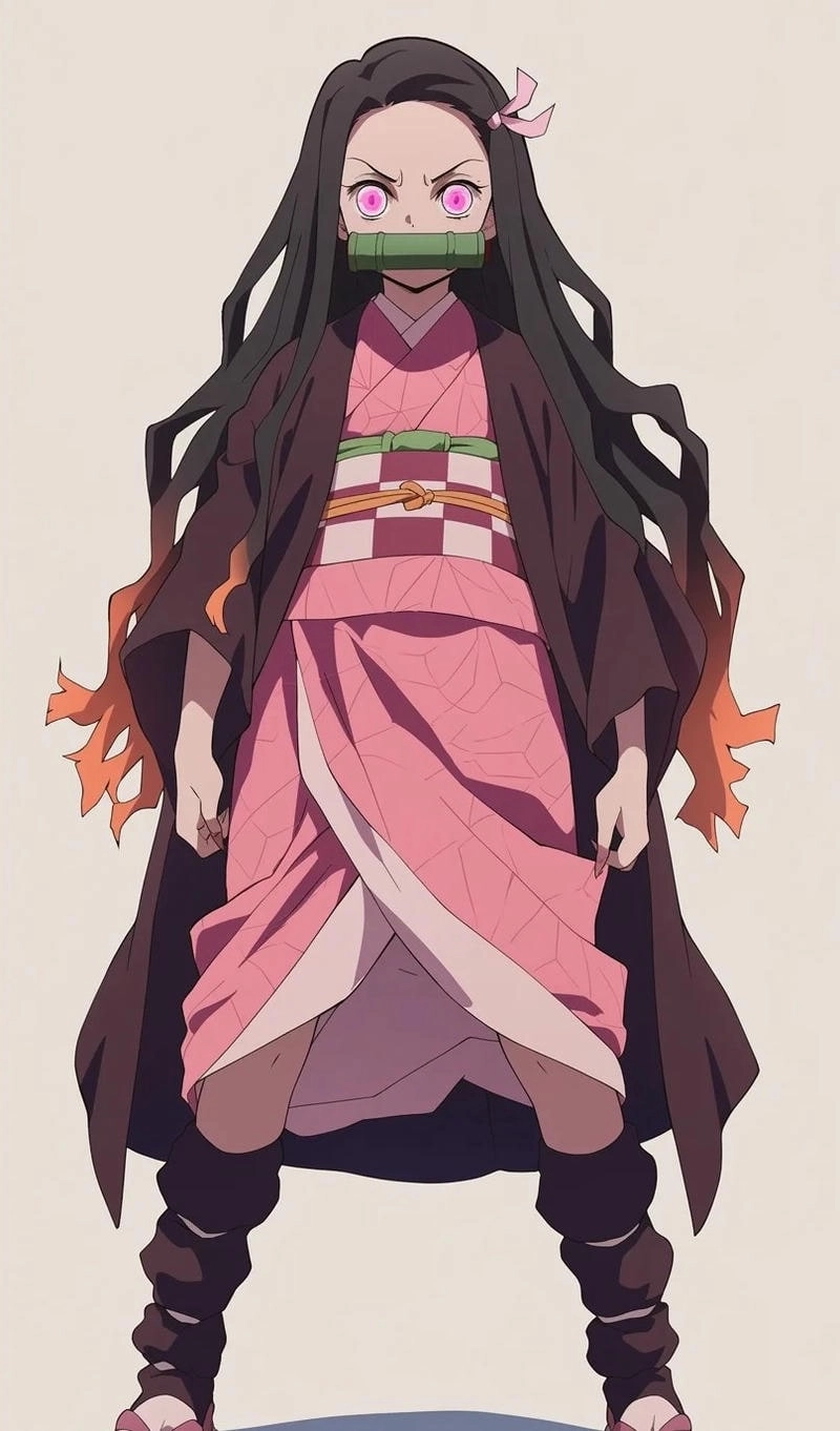 Nezuko hình nền mang lại sắc màu đầy cảm xúc