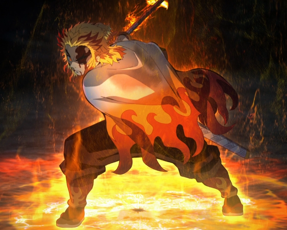 Rengoku anime khắc họa ngọn lửa bất diệt mạnh mẽ