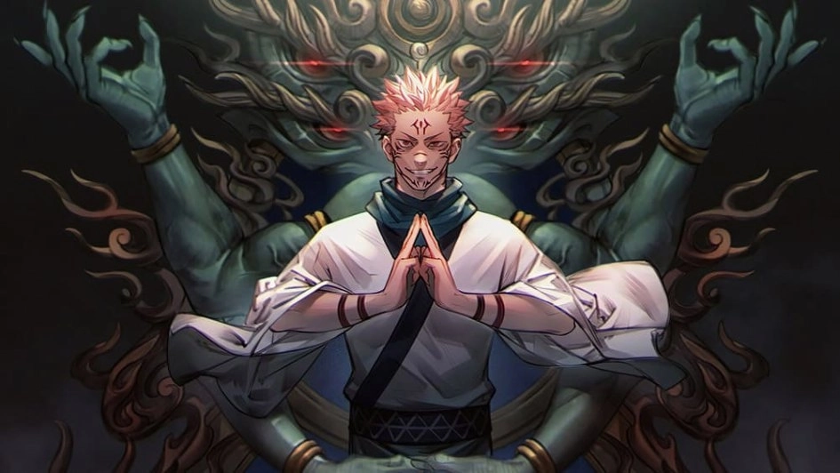 Vẽ Sukuna tái hiện vẻ ma mị cuốn hút đến rùng mình