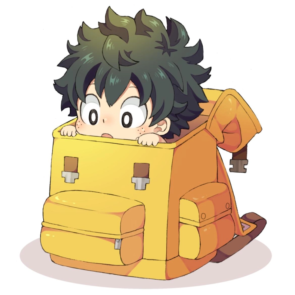 Deku chibi sticker dễ thương để fan tha hồ sưu tầm