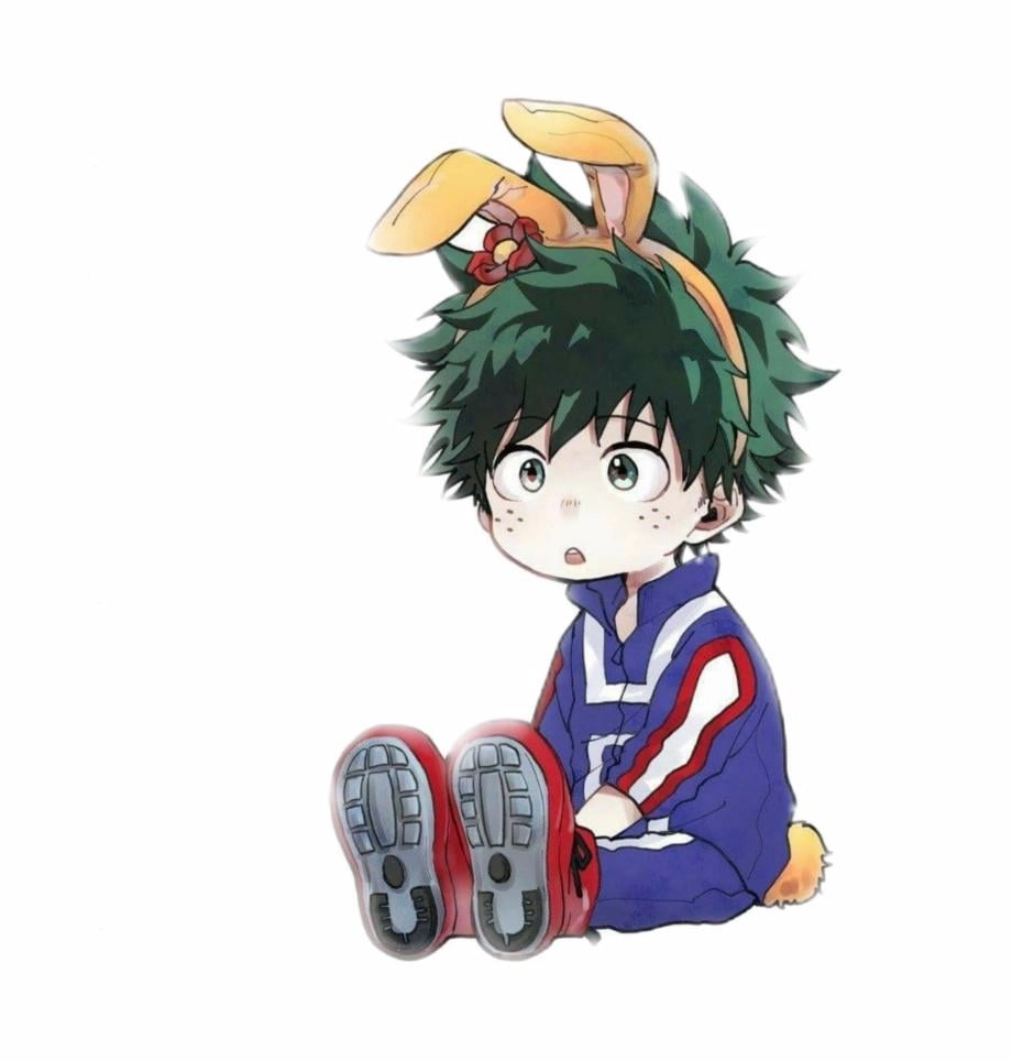 Deku chibi emoji biểu cảm vui nhộn và đầy sáng tạo
