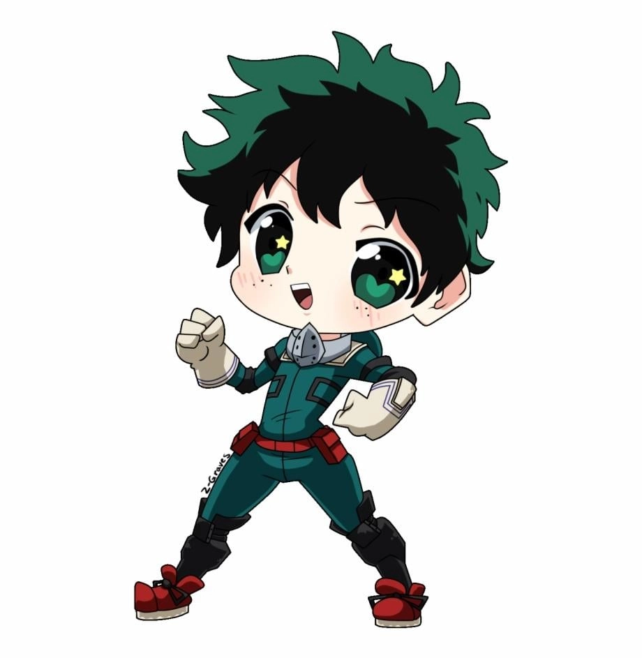 Deku chibi wallpaper siêu dễ thương cho màn hình đẹp