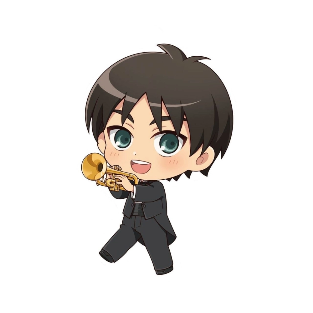 Eren chibi pose tạo dáng ngộ nghĩnh đầy cá tính