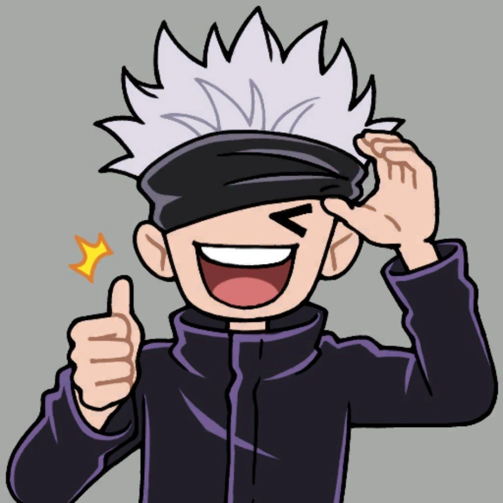 Chibi Gojo đáng yêu pha lẫn nét ngầu rất riêng