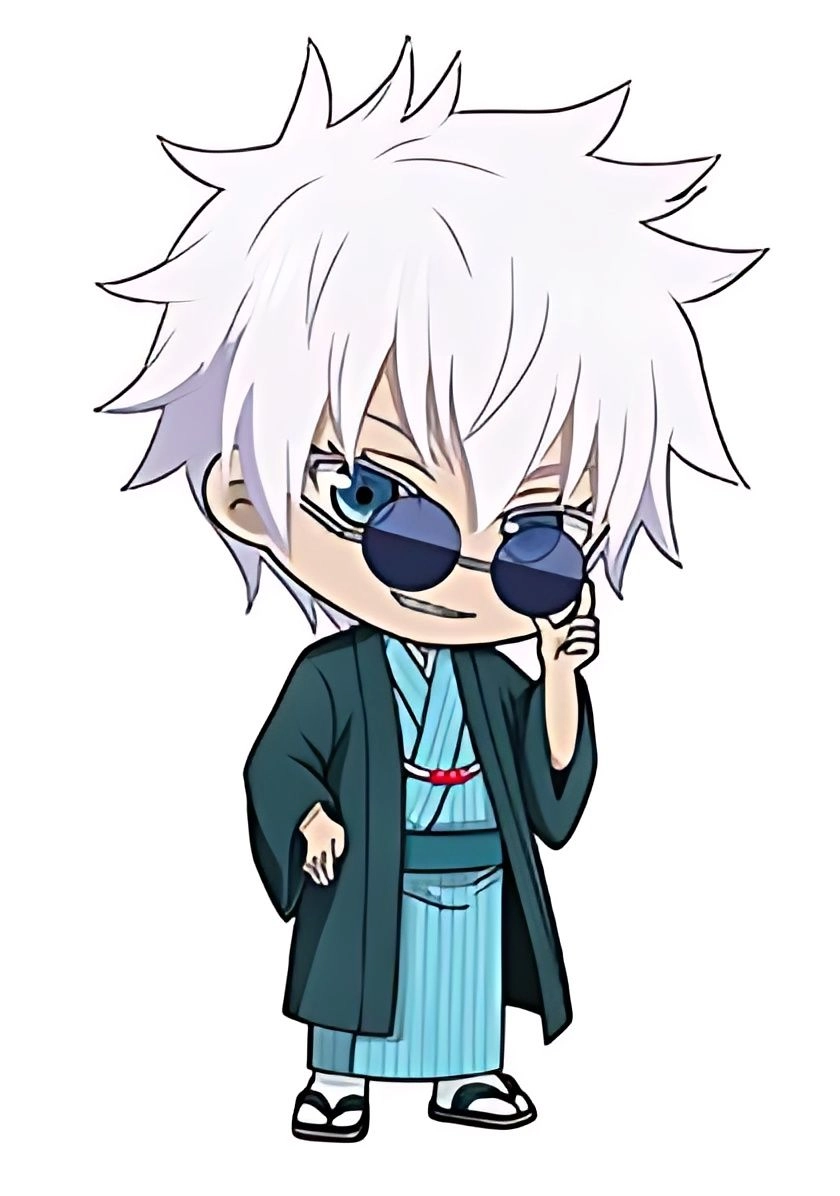Gojo chibi png tiện lợi cho thiết kế và edit