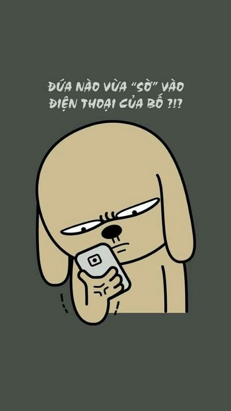 Hình nền bỏ điện thoại tao xuống ngầu cá tính