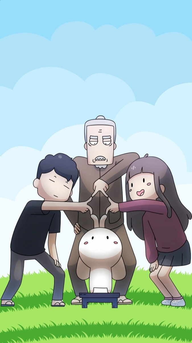 Hình nền điện thoại thỏ 7 màu khiến bạn nổi bật