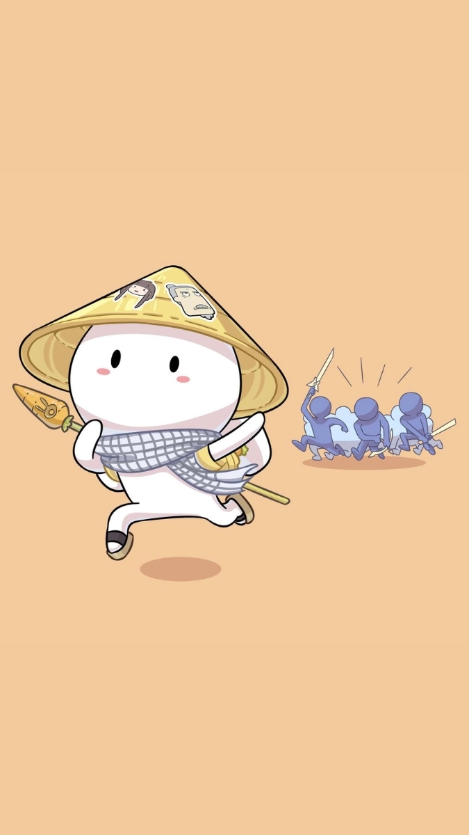 Hình nền đt thỏ 7 màu mang lại vibe tươi mới